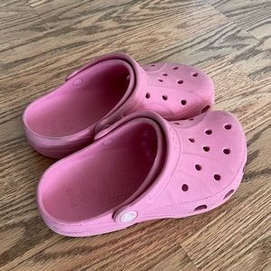 Pink Crocs